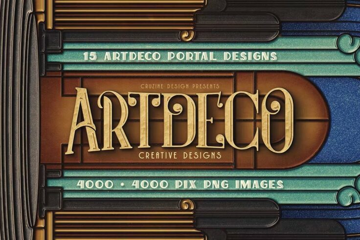 View Information about 15 Art Deco PNG Portal Designs