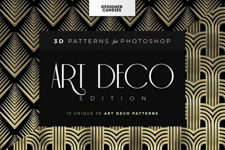 View Information about 3D Art Deco Patterns PSD