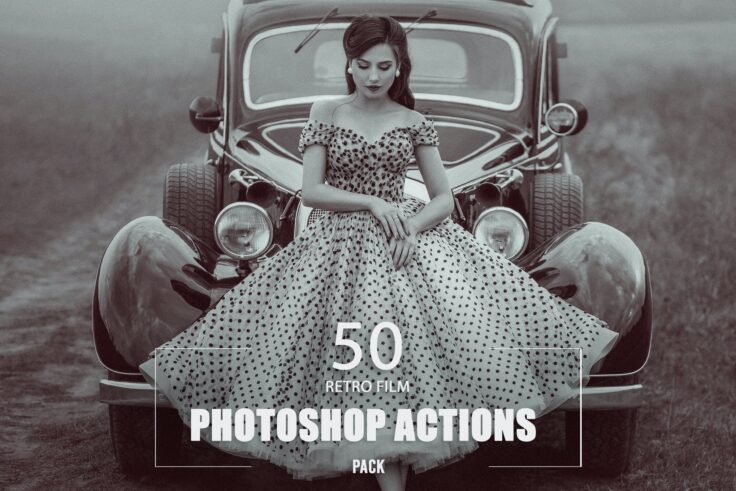 View Information about 50 Retro Film Photoshop Actions