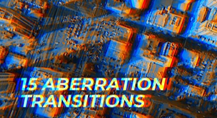 View Information about Aberration Glitch Premiere Pro Transitions