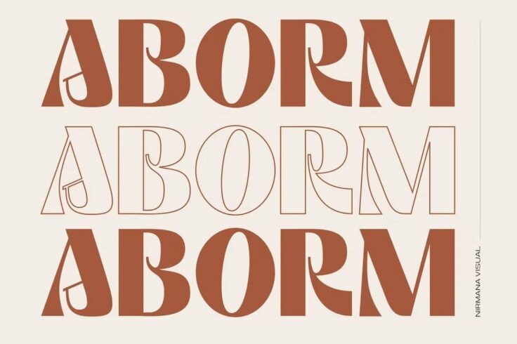 View Information about Aborm Fashion Logo Font