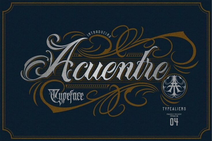 View Information about Acuentre Vintage Tattoo Font