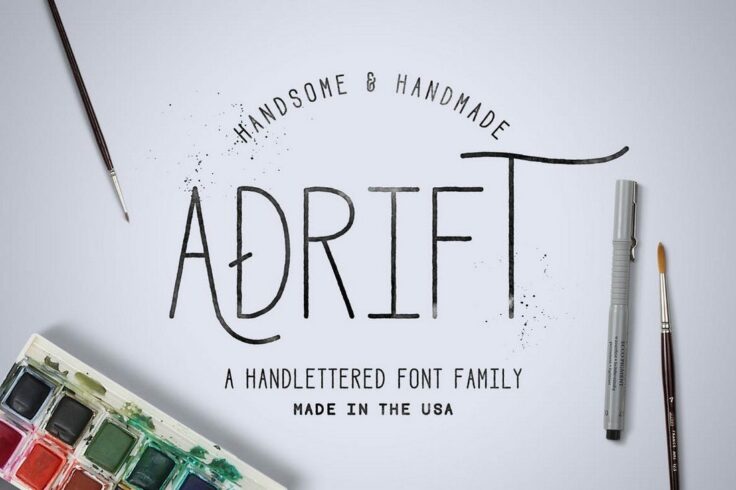 View Information about Adrift Font