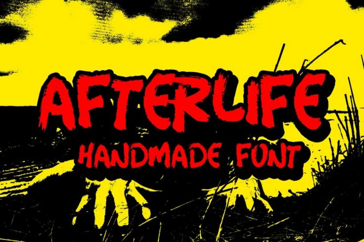 View Information about Afterlife Handmade Halloween Font