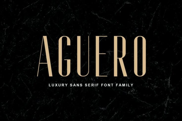 View Information about Aguero Sans Luxury Sans Serif Narrow Font