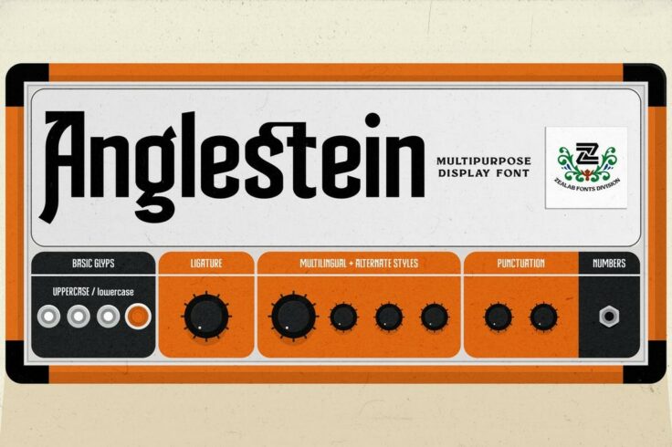 View Information about Anglestein Multipurpose Retro Font