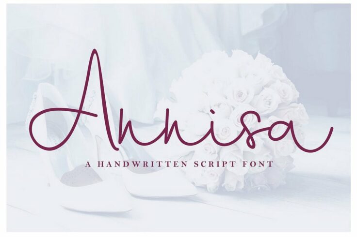 View Information about Annisa Handwritten Script Font