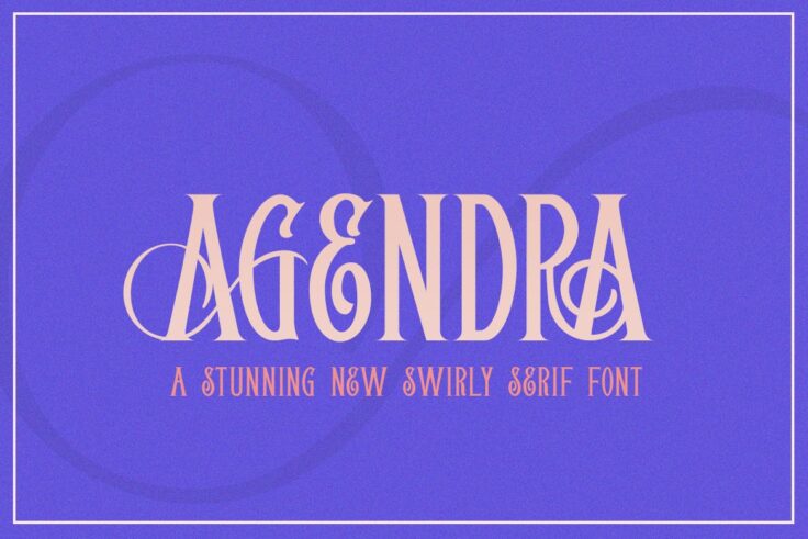 View Information about Agendra- Swirly Serif Font