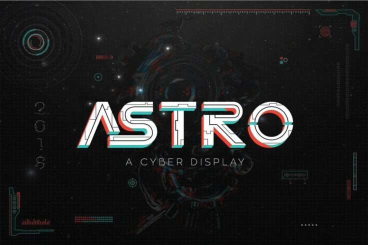 View Information about Astro Cyberpunk Shadow Font
