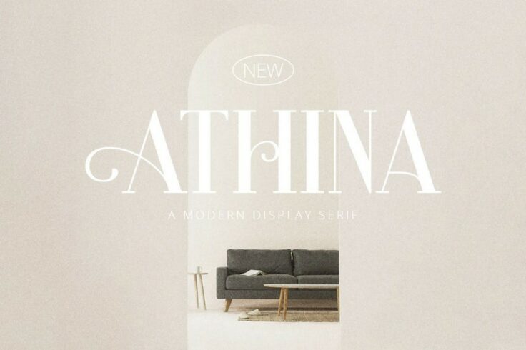 View Information about Athina Modern Feminine Serif Font