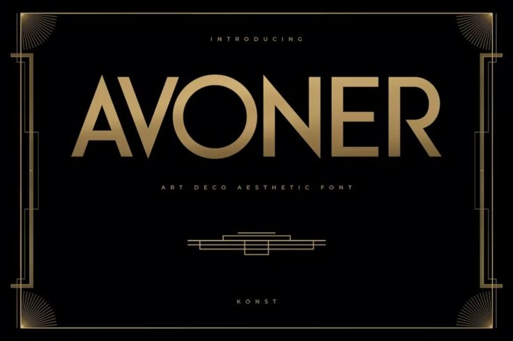 View Information about Avoner Elegant Art Deco Fonts