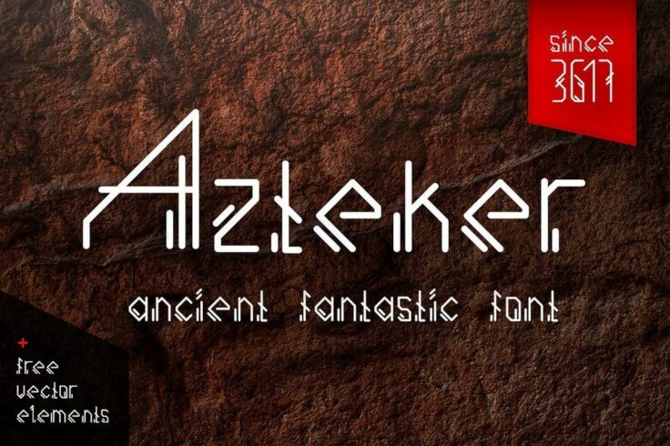 View Information about Azteker Ancient Logo Font