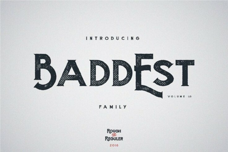 View Information about Baddest Typeface