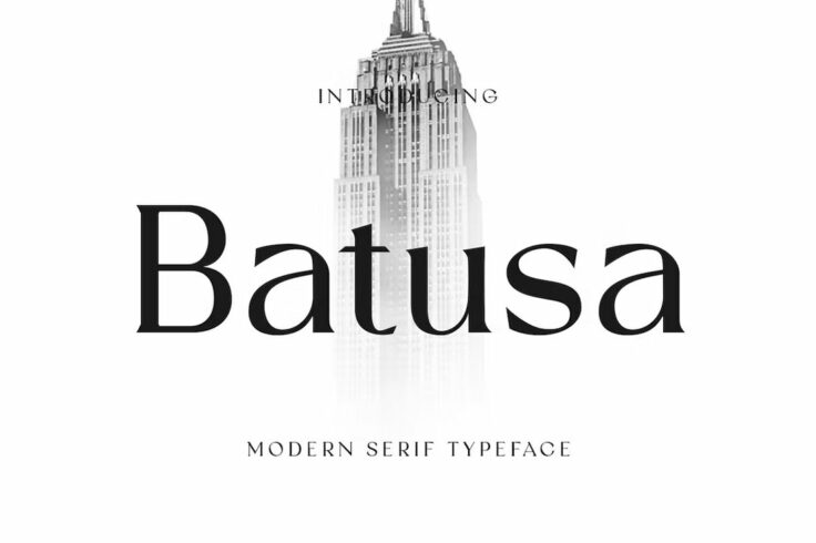 View Information about Batusa Professional & Modern Serif Font