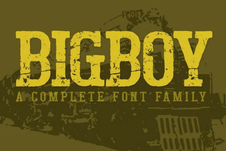 View Information about Bigboy Old Western Font Family