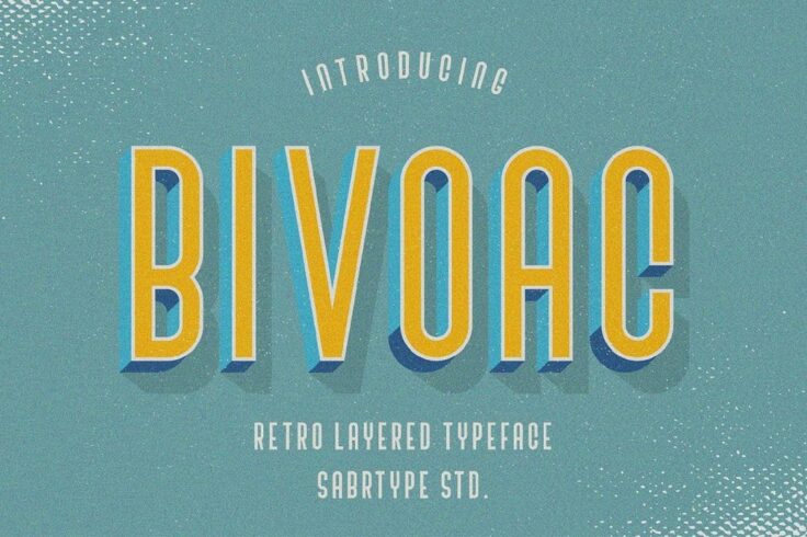 View Information about Bivoac Layered Shadow Font