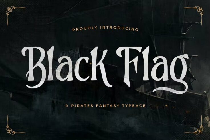 View Information about Black Flag Pirates Fantasy Font