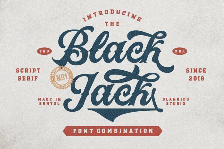 View Information about Black Jack Script and Serif Tattoo Font
