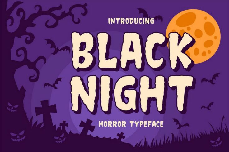 View Information about Black Night Horror Comic Font