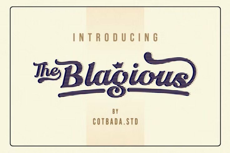 View Information about BLAGIOUS Stylish Baseball Font