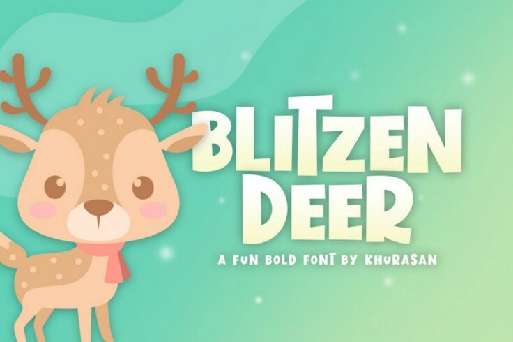 View Information about Blitzen Deer Fun Children’s Font