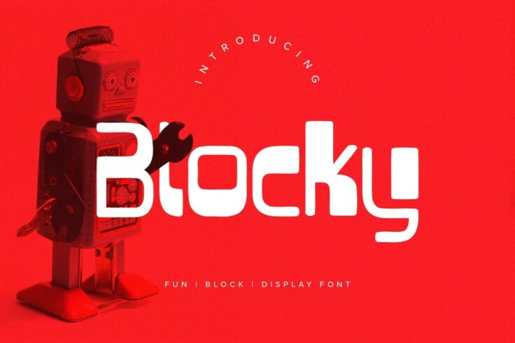 View Information about Blocky Fun Display Font
