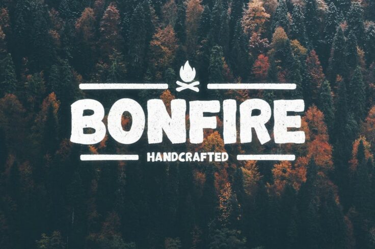 View Information about Bonfire Bold Rustic Font