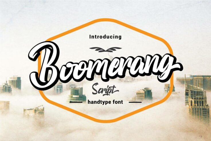View Information about Boomerang Script Handtype Font