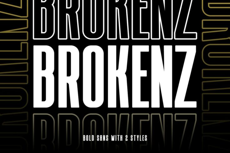 View Information about BROKENZ Bold Block Font