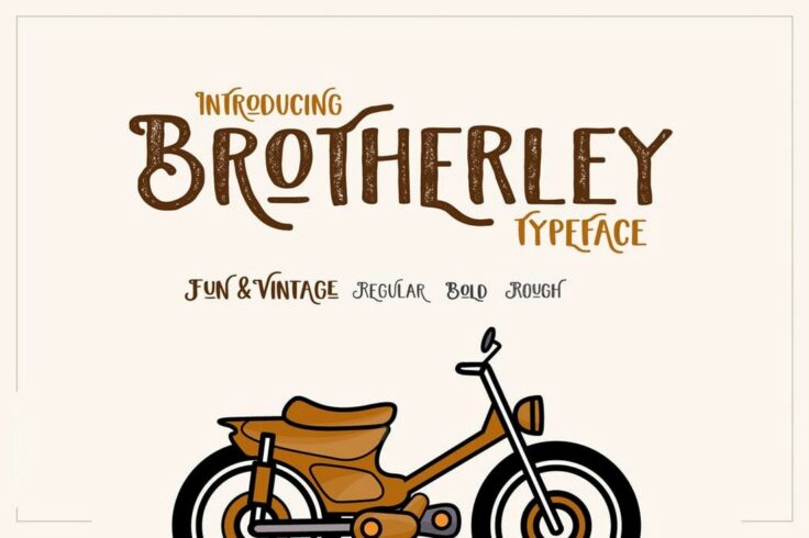 View Information about Brotherley Fun Vintage Font