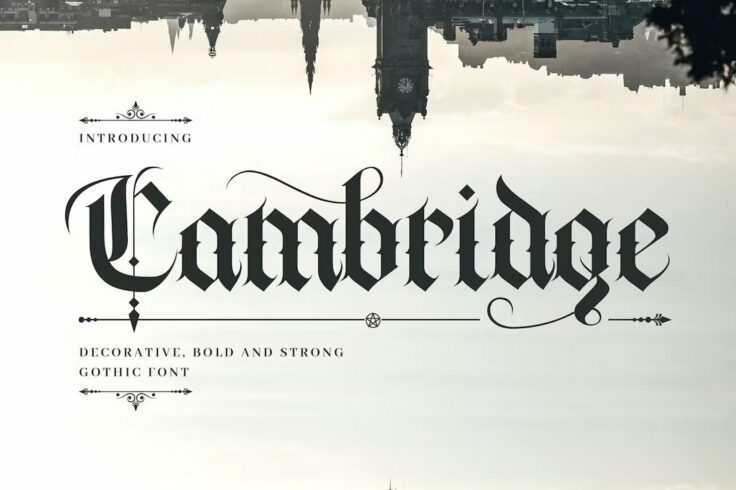 View Information about Cambridge Bold Medieval Gothic Font