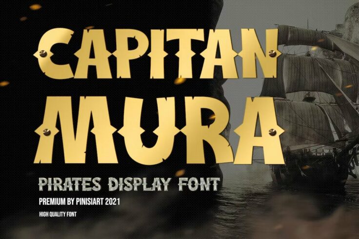 View Information about Capitan Mura Whimsical Pirate Font
