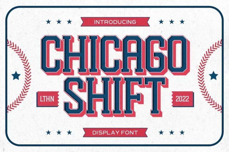 View Information about Chicago Shift Baseball Font