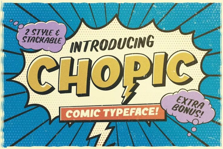 View Information about Chopic Vintage Comic Font