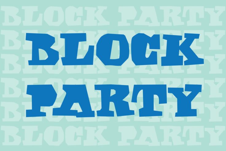 View Information about Block Party Bold Funky Font