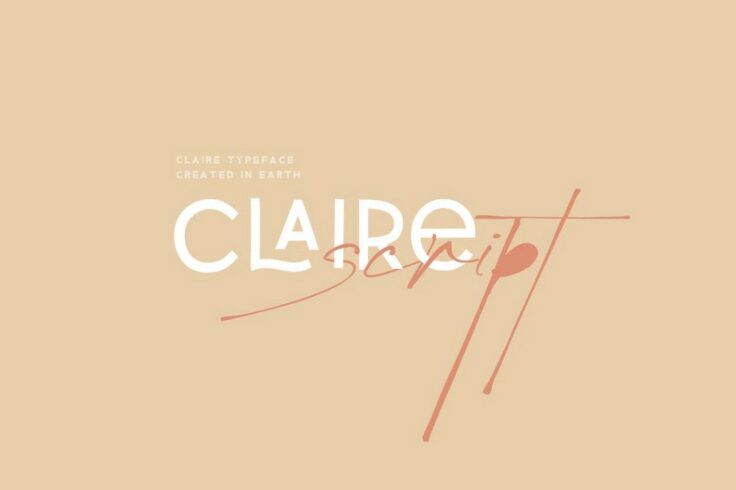 View Information about Claire Feminine Font Duo
