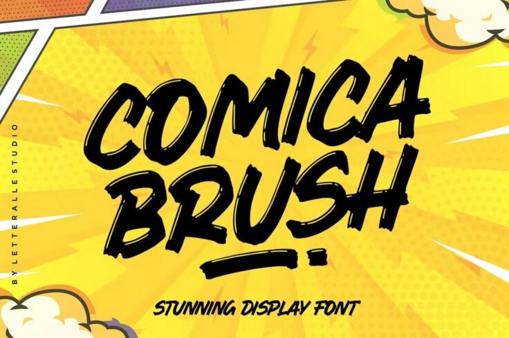 View Information about Comica Brush Stylish Comic Font