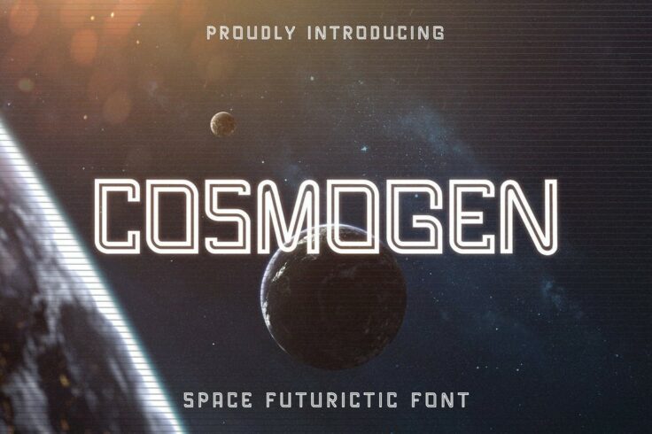 View Information about Cosmogen Space Sci-Fi Font