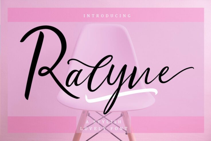 View Information about Ralyne Beautiful Cursive Typeface