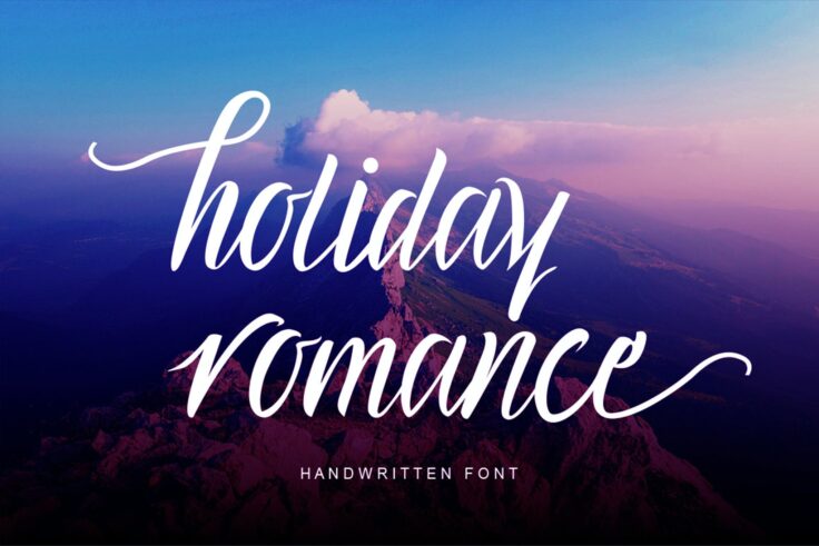 View Information about Holiday Romance Lovely Cursive Font