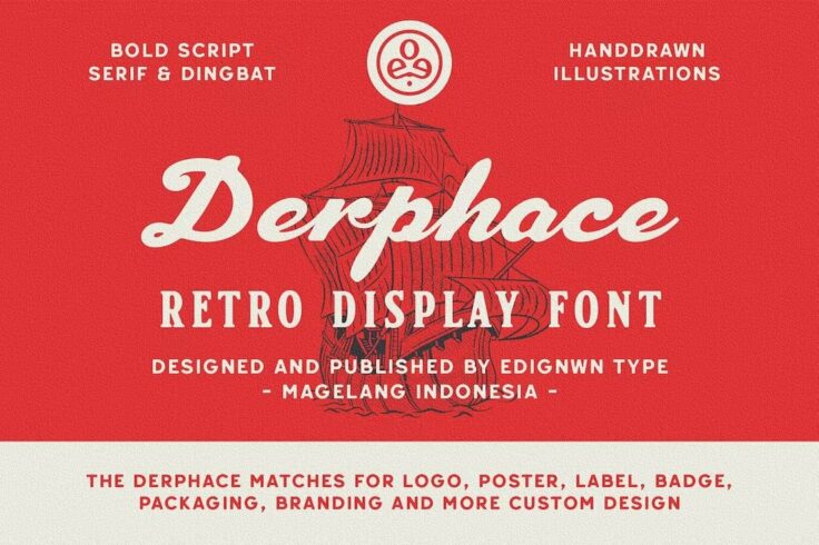 View Information about Derphace Retro Script Pirate Font