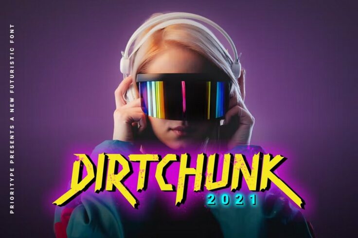 View Information about Dirtchunk Cool Cyberpunk Font