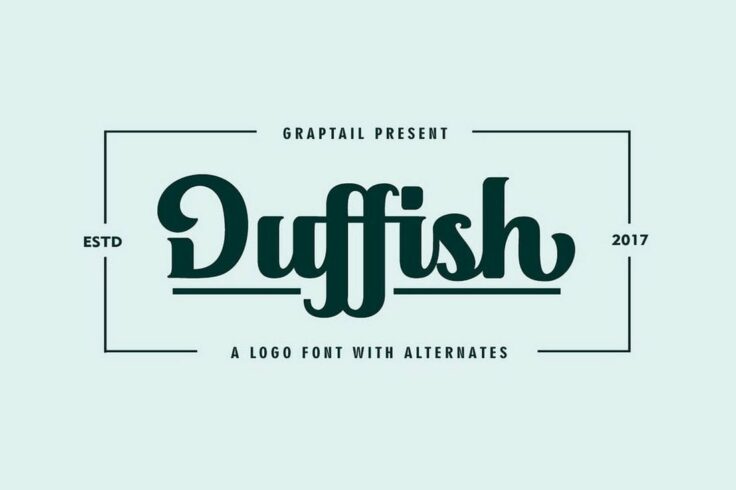 View Information about Duffish Logo Font