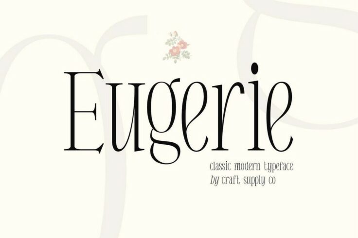 View Information about Eugerie Classic-Modern Condensed Font