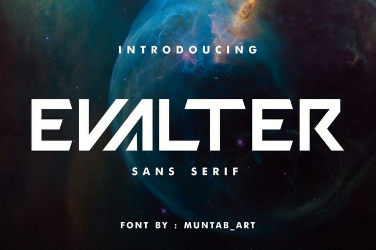 View Information about Evalter Modern Sans Serif Font