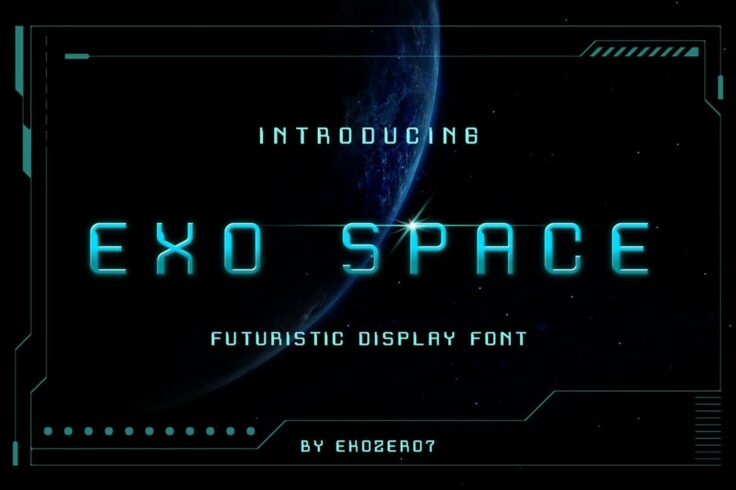 View Information about Exo Space Futuristic Display Font
