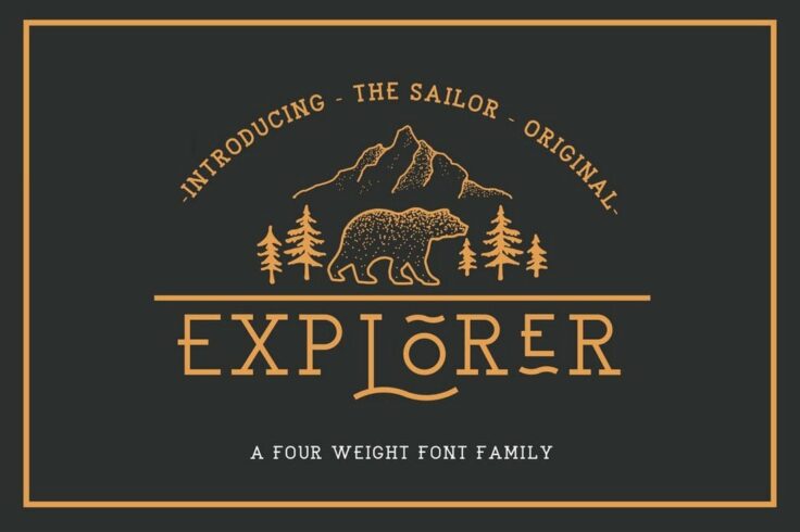 View Information about EXPLORER Sailor Original Typeface
