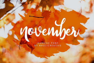 25+ Best Fall Fonts (Autumn + Fall Color Fonts)
