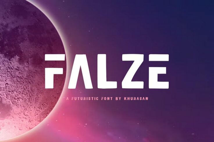 View Information about Falze Futuristic Logo Font