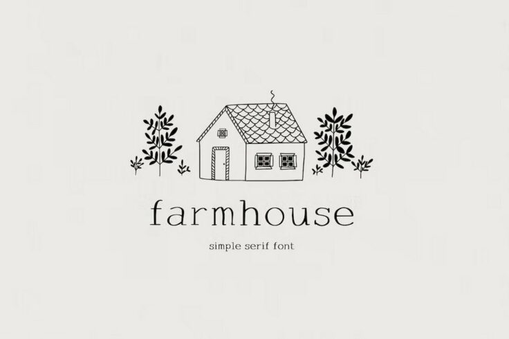 View Information about Farmhouse Simple Rustic Serif Font